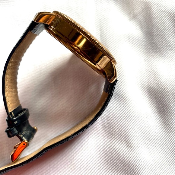 Akribos XXIV AK418RG Rose Gold Mechanical Skeleton Watch w/Black Leather band - Picture 8 of 8